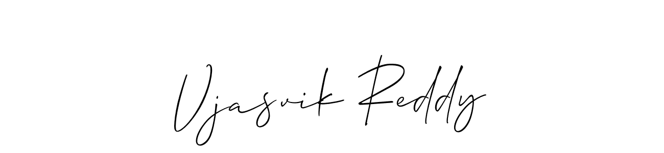 Make a beautiful signature design for name Vjasvik Reddy. Use this online signature maker to create a handwritten signature for free. Vjasvik Reddy signature style 2 images and pictures png