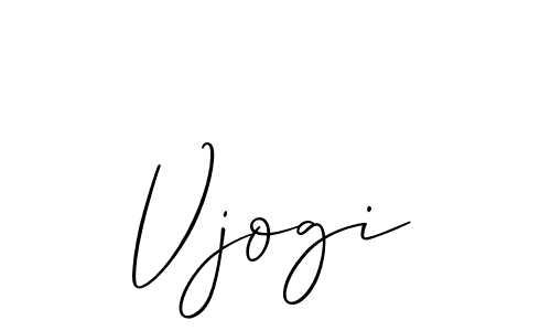 Make a beautiful signature design for name Vjogi. Use this online signature maker to create a handwritten signature for free. Vjogi signature style 2 images and pictures png