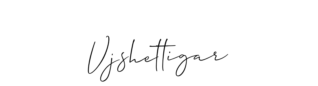 How to make Vjshettigar name signature. Use Allison_Script style for creating short signs online. This is the latest handwritten sign. Vjshettigar signature style 2 images and pictures png