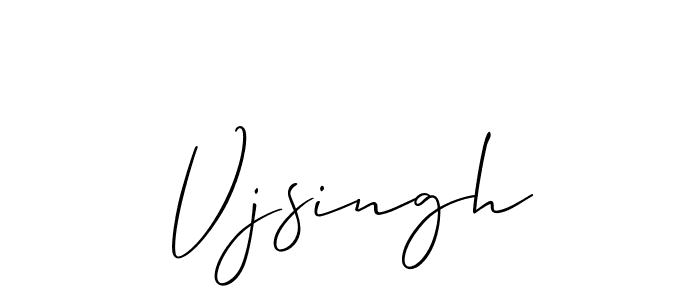 It looks lik you need a new signature style for name Vjsingh. Design unique handwritten (Allison_Script) signature with our free signature maker in just a few clicks. Vjsingh signature style 2 images and pictures png