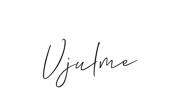 Make a beautiful signature design for name Vjulme. Use this online signature maker to create a handwritten signature for free. Vjulme signature style 2 images and pictures png