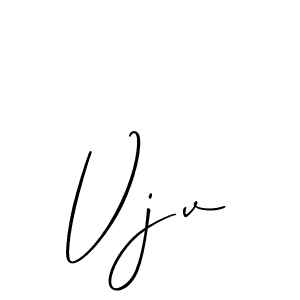 Vjv stylish signature style. Best Handwritten Sign (Allison_Script) for my name. Handwritten Signature Collection Ideas for my name Vjv. Vjv signature style 2 images and pictures png