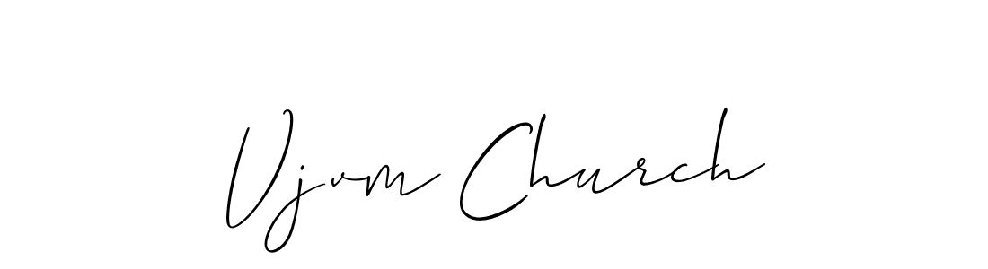 It looks lik you need a new signature style for name Vjvm Church. Design unique handwritten (Allison_Script) signature with our free signature maker in just a few clicks. Vjvm Church signature style 2 images and pictures png