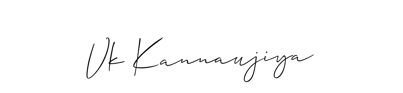 You can use this online signature creator to create a handwritten signature for the name Vk Kannaujiya. This is the best online autograph maker. Vk Kannaujiya signature style 2 images and pictures png