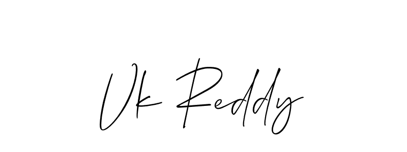 This is the best signature style for the Vk Reddy name. Also you like these signature font (Allison_Script). Mix name signature. Vk Reddy signature style 2 images and pictures png