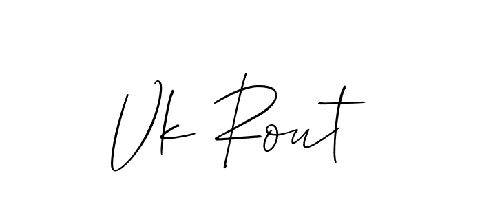 Similarly Allison_Script is the best handwritten signature design. Signature creator online .You can use it as an online autograph creator for name Vk Rout. Vk Rout signature style 2 images and pictures png