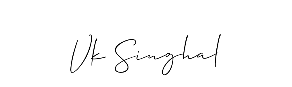 Make a short Vk Singhal signature style. Manage your documents anywhere anytime using Allison_Script. Create and add eSignatures, submit forms, share and send files easily. Vk Singhal signature style 2 images and pictures png