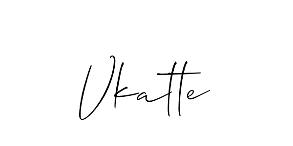 How to make Vkatte name signature. Use Allison_Script style for creating short signs online. This is the latest handwritten sign. Vkatte signature style 2 images and pictures png