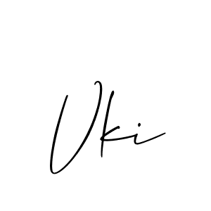 It looks lik you need a new signature style for name Vki. Design unique handwritten (Allison_Script) signature with our free signature maker in just a few clicks. Vki signature style 2 images and pictures png