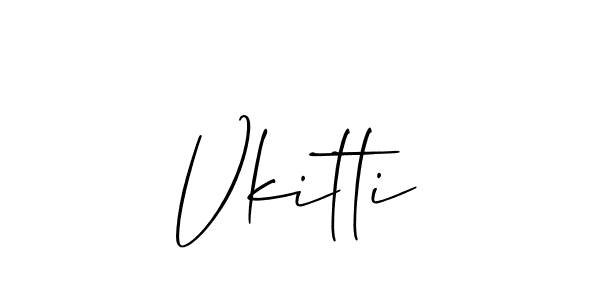 You should practise on your own different ways (Allison_Script) to write your name (Vkitti) in signature. don't let someone else do it for you. Vkitti signature style 2 images and pictures png