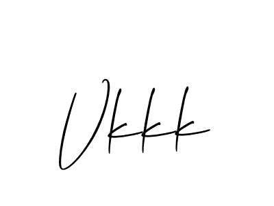 Also You can easily find your signature by using the search form. We will create Vkkk name handwritten signature images for you free of cost using Allison_Script sign style. Vkkk signature style 2 images and pictures png