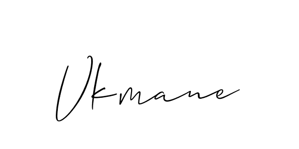 Best and Professional Signature Style for Vkmane. Allison_Script Best Signature Style Collection. Vkmane signature style 2 images and pictures png