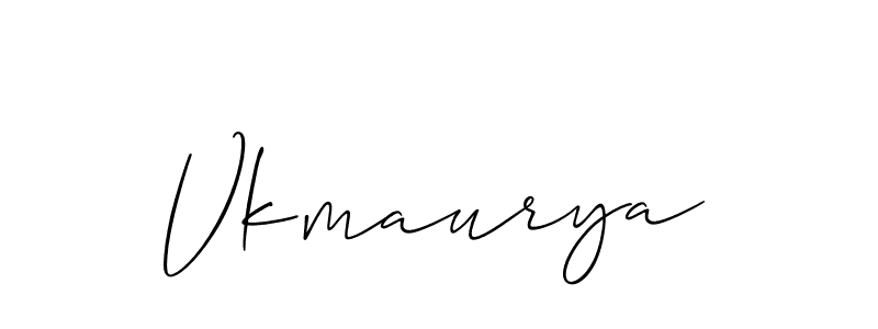 You should practise on your own different ways (Allison_Script) to write your name (Vkmaurya) in signature. don't let someone else do it for you. Vkmaurya signature style 2 images and pictures png