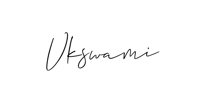 Also we have Vkswami name is the best signature style. Create professional handwritten signature collection using Allison_Script autograph style. Vkswami signature style 2 images and pictures png