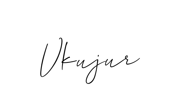 Vkujur stylish signature style. Best Handwritten Sign (Allison_Script) for my name. Handwritten Signature Collection Ideas for my name Vkujur. Vkujur signature style 2 images and pictures png