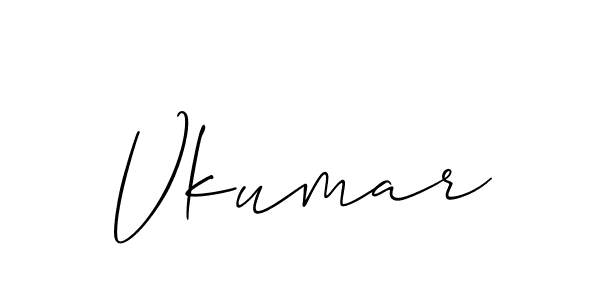 How to make Vkumar name signature. Use Allison_Script style for creating short signs online. This is the latest handwritten sign. Vkumar signature style 2 images and pictures png