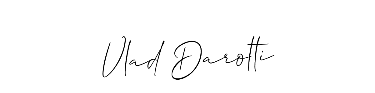 Vlad Darolti stylish signature style. Best Handwritten Sign (Allison_Script) for my name. Handwritten Signature Collection Ideas for my name Vlad Darolti. Vlad Darolti signature style 2 images and pictures png