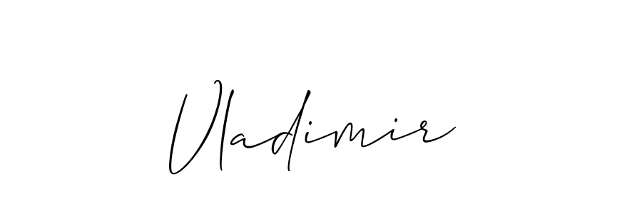 Also we have Vladimir  name is the best signature style. Create professional handwritten signature collection using Allison_Script autograph style. Vladimir  signature style 2 images and pictures png
