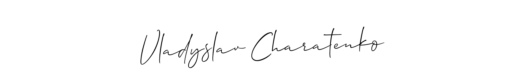 It looks lik you need a new signature style for name Vladyslav Charatenko. Design unique handwritten (Allison_Script) signature with our free signature maker in just a few clicks. Vladyslav Charatenko signature style 2 images and pictures png