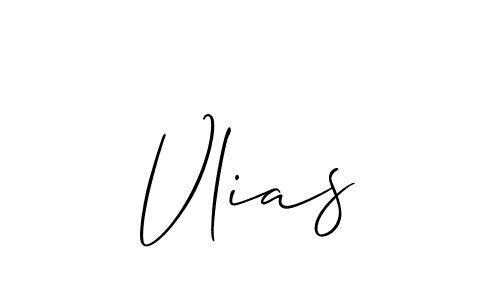 How to make Vlias signature? Allison_Script is a professional autograph style. Create handwritten signature for Vlias name. Vlias signature style 2 images and pictures png