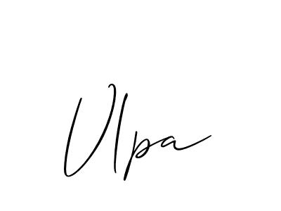 Make a beautiful signature design for name Vlpa. With this signature (Allison_Script) style, you can create a handwritten signature for free. Vlpa signature style 2 images and pictures png