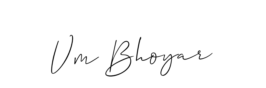 You can use this online signature creator to create a handwritten signature for the name Vm Bhoyar. This is the best online autograph maker. Vm Bhoyar signature style 2 images and pictures png