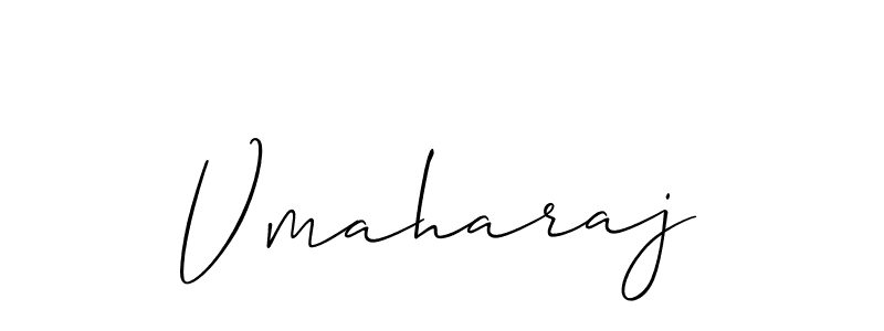 How to make Vmaharaj signature? Allison_Script is a professional autograph style. Create handwritten signature for Vmaharaj name. Vmaharaj signature style 2 images and pictures png