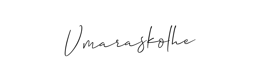 Allison_Script is a professional signature style that is perfect for those who want to add a touch of class to their signature. It is also a great choice for those who want to make their signature more unique. Get Vmaraskolhe name to fancy signature for free. Vmaraskolhe signature style 2 images and pictures png