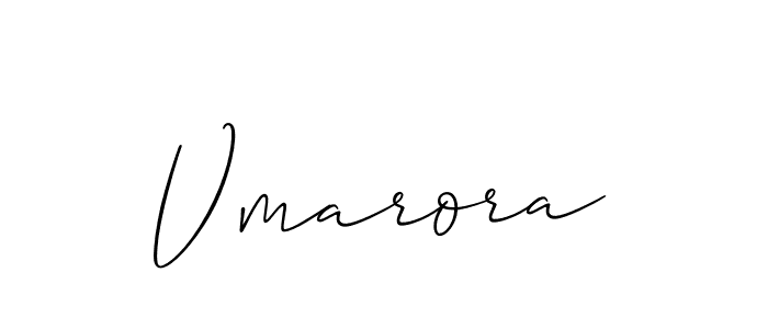 Make a beautiful signature design for name Vmarora. Use this online signature maker to create a handwritten signature for free. Vmarora signature style 2 images and pictures png