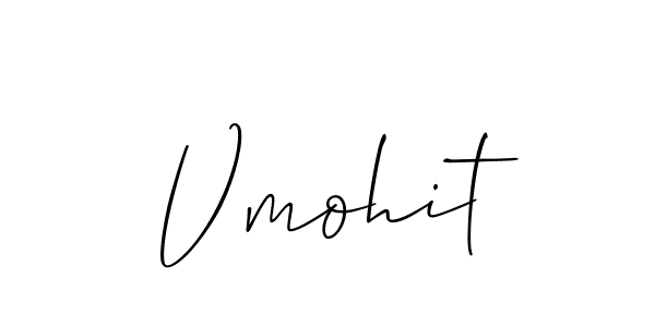 Once you've used our free online signature maker to create your best signature Allison_Script style, it's time to enjoy all of the benefits that Vmohit name signing documents. Vmohit signature style 2 images and pictures png