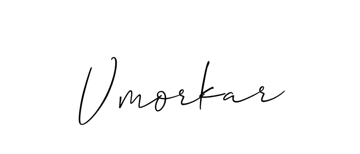 Once you've used our free online signature maker to create your best signature Allison_Script style, it's time to enjoy all of the benefits that Vmorkar name signing documents. Vmorkar signature style 2 images and pictures png