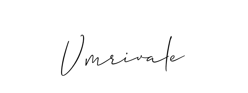 Make a beautiful signature design for name Vmrivale. Use this online signature maker to create a handwritten signature for free. Vmrivale signature style 2 images and pictures png