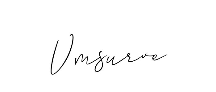 Allison_Script is a professional signature style that is perfect for those who want to add a touch of class to their signature. It is also a great choice for those who want to make their signature more unique. Get Vmsurve name to fancy signature for free. Vmsurve signature style 2 images and pictures png