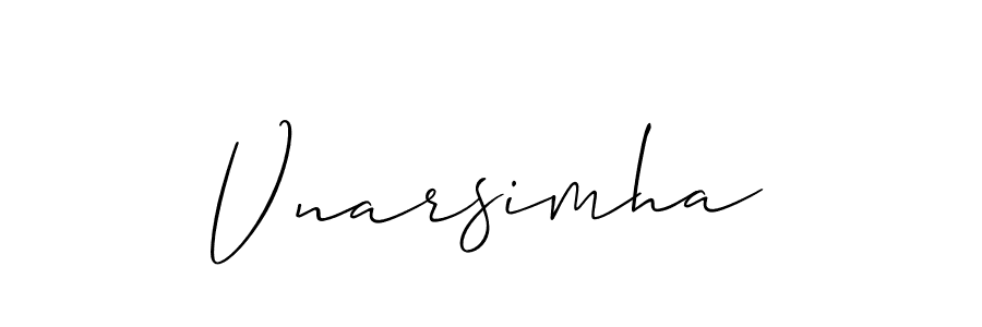 It looks lik you need a new signature style for name Vnarsimha. Design unique handwritten (Allison_Script) signature with our free signature maker in just a few clicks. Vnarsimha signature style 2 images and pictures png