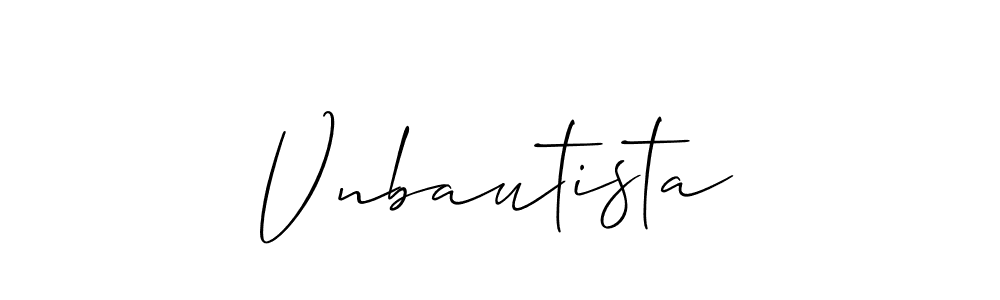 Also we have Vnbautista name is the best signature style. Create professional handwritten signature collection using Allison_Script autograph style. Vnbautista signature style 2 images and pictures png