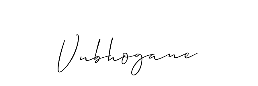 You should practise on your own different ways (Allison_Script) to write your name (Vnbhogane) in signature. don't let someone else do it for you. Vnbhogane signature style 2 images and pictures png