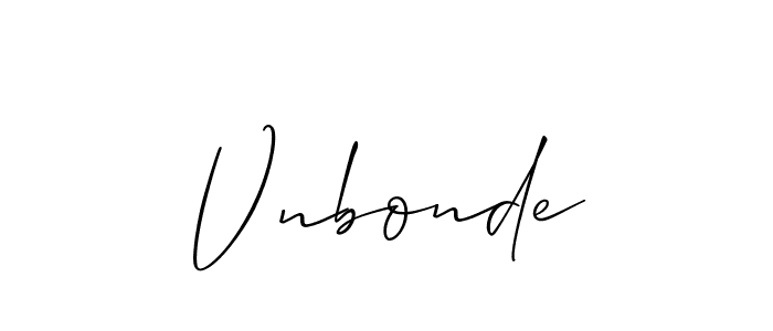 Check out images of Autograph of Vnbonde name. Actor Vnbonde Signature Style. Allison_Script is a professional sign style online. Vnbonde signature style 2 images and pictures png