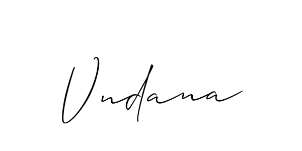 Make a beautiful signature design for name Vndana. Use this online signature maker to create a handwritten signature for free. Vndana signature style 2 images and pictures png