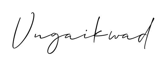 The Allison_Script typeface gives name Vngaikwad a refined look. Suitable for certificates, diplomas, and official verification. Vngaikwad signature style 2 images and pictures png