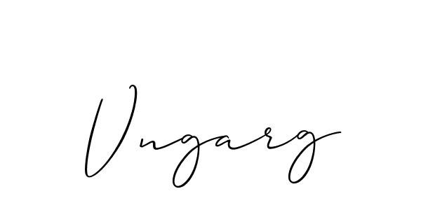 Similarly Allison_Script is the best handwritten signature design. Signature creator online .You can use it as an online autograph creator for name Vngarg. Vngarg signature style 2 images and pictures png