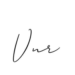 Use a signature maker to create a handwritten signature online. With this signature software, you can design (Allison_Script) your own signature for name Vnr. Vnr signature style 2 images and pictures png