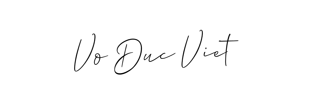 Similarly Allison_Script is the best handwritten signature design. Signature creator online .You can use it as an online autograph creator for name Vo Duc Viet. Vo Duc Viet signature style 2 images and pictures png