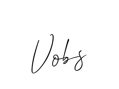 Use a signature maker to create a handwritten signature online. With this signature software, you can design (Allison_Script) your own signature for name Vobs. Vobs signature style 2 images and pictures png