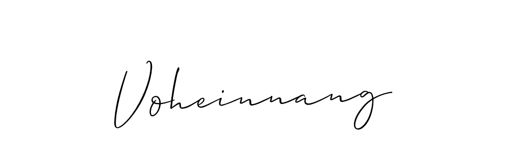 How to Draw Voheinnang signature style? Allison_Script is a latest design signature styles for name Voheinnang. Voheinnang signature style 2 images and pictures png