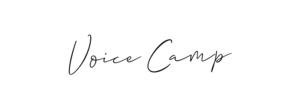 if you are searching for the best signature style for your name Voice Camp. so please give up your signature search. here we have designed multiple signature styles  using Allison_Script. Voice Camp signature style 2 images and pictures png