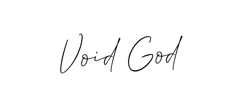 Best and Professional Signature Style for Void God. Allison_Script Best Signature Style Collection. Void God signature style 2 images and pictures png