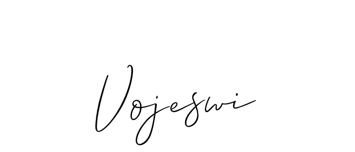 How to Draw Vojeswi signature style? Allison_Script is a latest design signature styles for name Vojeswi. Vojeswi signature style 2 images and pictures png