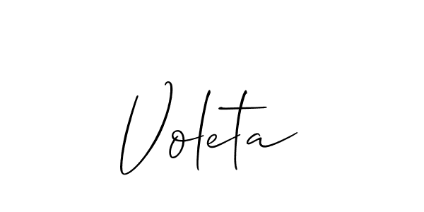 Also You can easily find your signature by using the search form. We will create Voleta name handwritten signature images for you free of cost using Allison_Script sign style. Voleta signature style 2 images and pictures png