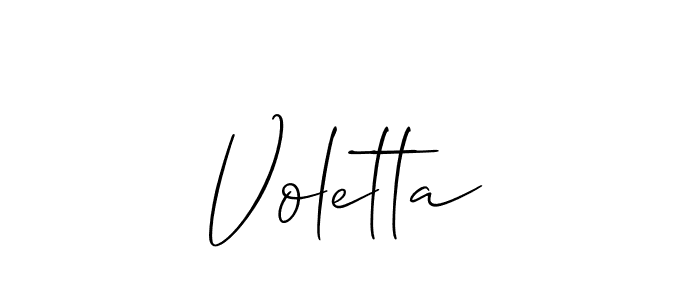 Best and Professional Signature Style for Voletta. Allison_Script Best Signature Style Collection. Voletta signature style 2 images and pictures png