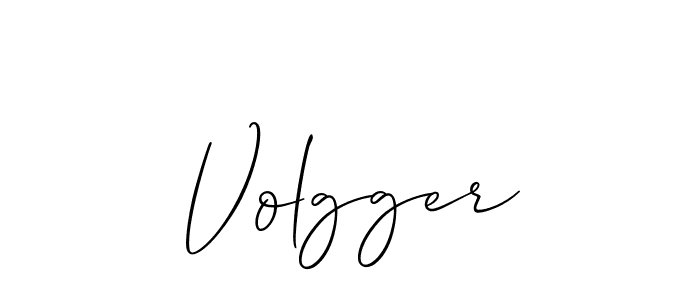 if you are searching for the best signature style for your name Volgger. so please give up your signature search. here we have designed multiple signature styles  using Allison_Script. Volgger signature style 2 images and pictures png